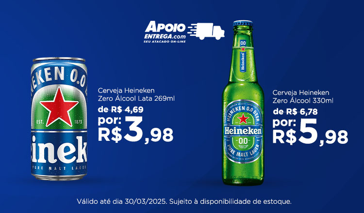 Heineken Zero até 30/03